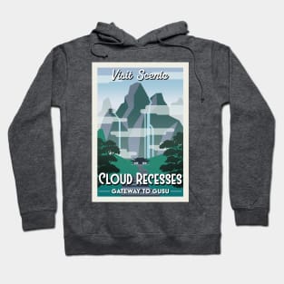 Visit Cloud Recesses retro travel poster Hoodie